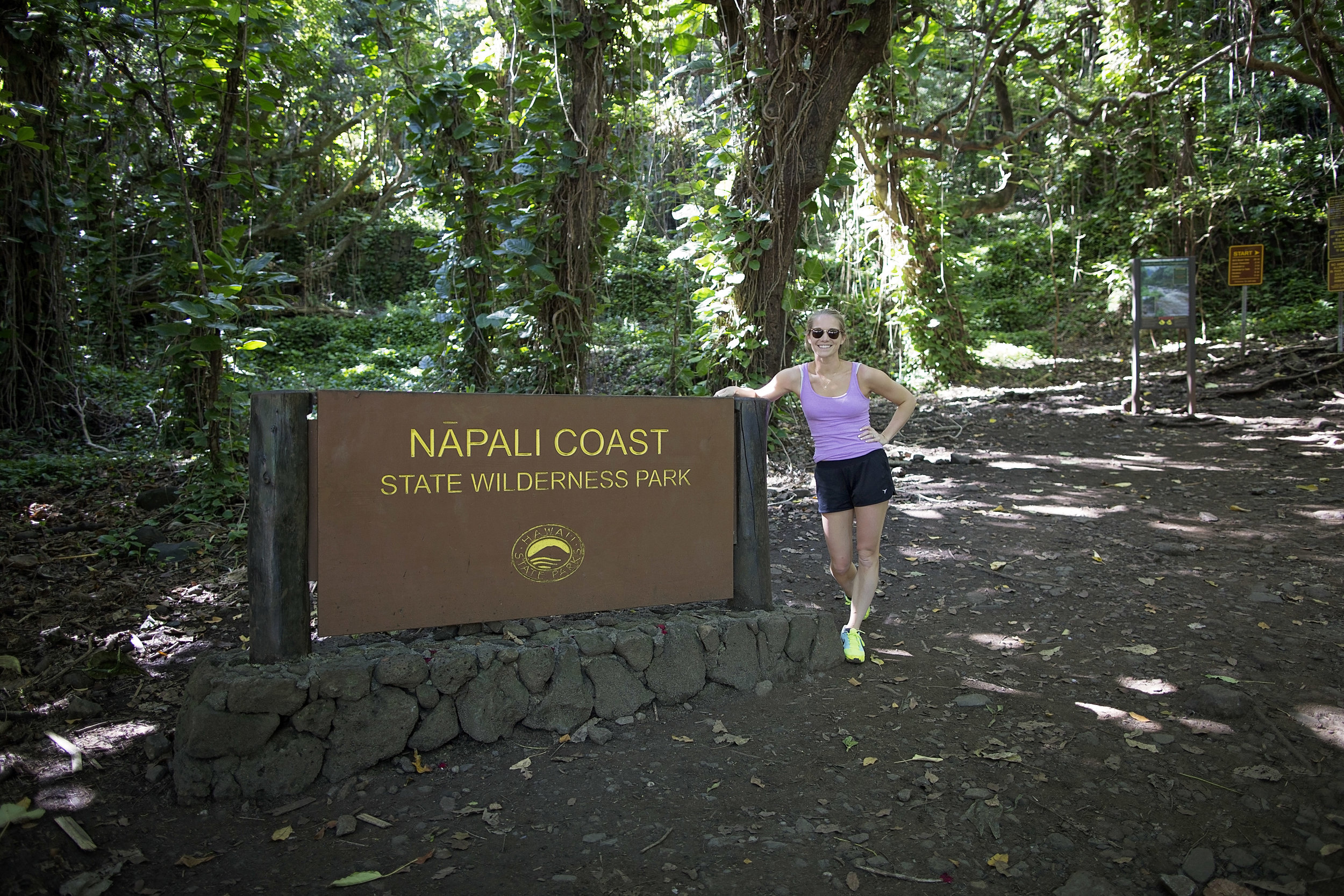 One of our favorite parts of the trip - Hiking the Napali Coast.